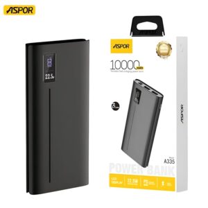 ASPOR A335 10, 000mAh Power Bank  22.5W PD Super-Fast Charging