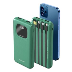 BENZ1 10000mAh Power Bank With Lightning C Type And Micro Built In Output