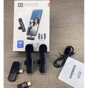 K9 Wireless 2 In 1 Dual Plug And Play Type C Lightning Microphone