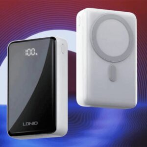 LDNIO PQ18 20, 000mAh Magnetic Wireless Power Bank High-Capacity Charging
