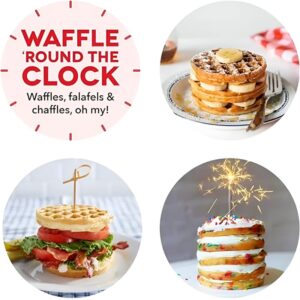 Compact 4-Inch Non-Stick Electric Waffle Maker 350W — view 2