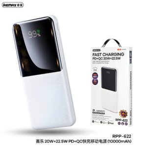 RPP-622 REMAX 10,000mAh Power Bank ? PD+QC 22.5W Fast Charging