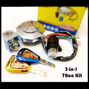 CD70 3-in-1 Chrome Security Quality Lock Pakistan COD