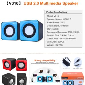 Kisonli V310 USB Speakers — view 2