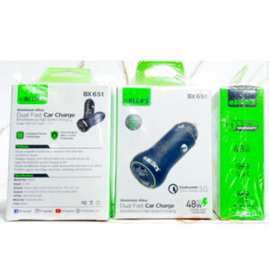 BLUK'S 48W Dual Fast Car Usb Charger Pakistan COD