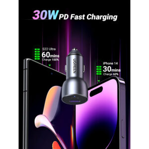 UGREEN 52.5W Dual Fast Car Quality Charger Pakistan COD