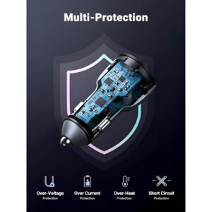 UGREEN 52.5W Dual Fast Car Durable Charger Pakistan COD