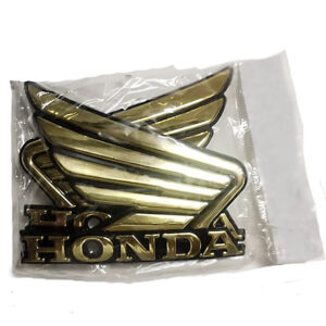 Honda Fuel Tank Monogram Set for CD70 & CG125 – Gold Plated Look Led Pair Pakistan COD