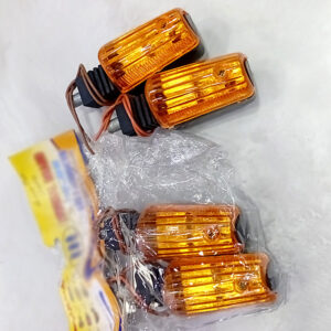 4 Pcs High-Quality Mini LED Turn Signal Indicators for 70cc Durable Motorcycles Pakistan COD