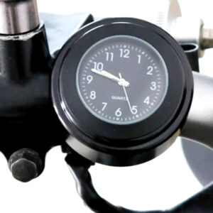Universal Motorcycle & Bicycle Handlebar Quartz Clock – Waterproof, Luminous, Aluminum Alloy Mount Dial Quality Watch Pakistan COD